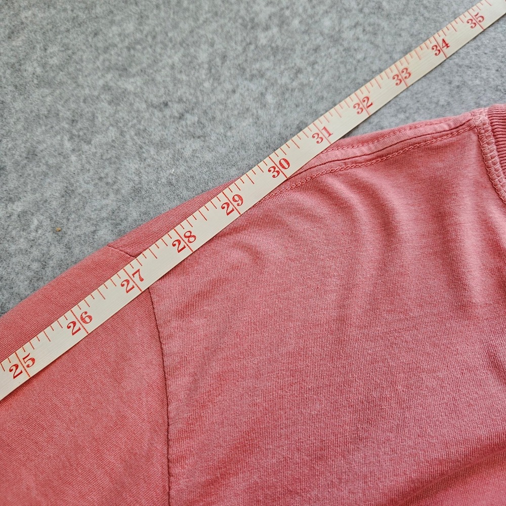 JOHNNIE-O | Mens Med Pink Long Sleeve Cotton Modal Pocket T-Shirt Surfer Logo - Picture 11 of 15